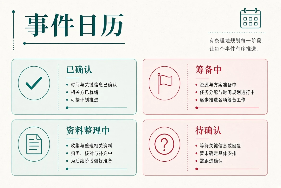 娱乐事件日历